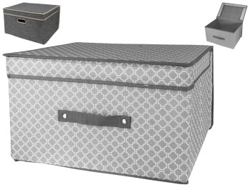 Ящик ПВХ для хранения вещей Besser Grey 40х30х25см