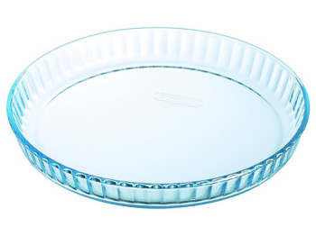 Форма стеклянная Pyrex, круглая, рифленый край, 28см, 1,6л, 313761000076