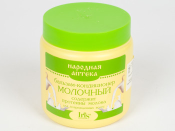 Бальзам-кондиціонер Iris "Народна аптека" "молочний" для пошкодженого волосся 500мл