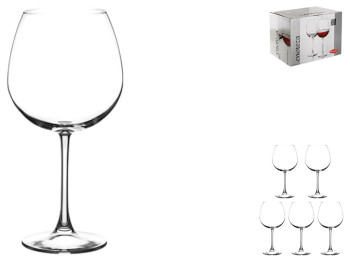 Набір келихів для вина Pasabahce Enoteca, скло, 780мл, колір прозорий (ціна за 6шт)