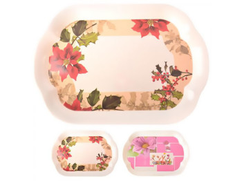 Поднос меламиновый овальный 40х27см