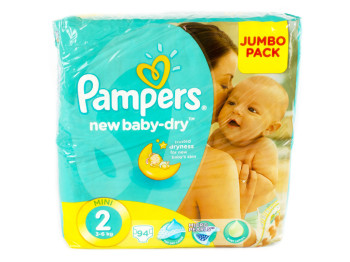 Подгузники Pampers "New Baby-Dry Mini" (3-6 кг) 94шт