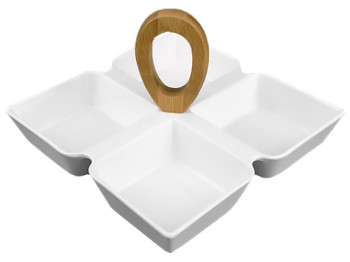 Менажниця Classic, порцеляна, 23см