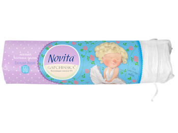 Ватні диски косметичні Novita Gapchinska 100шт