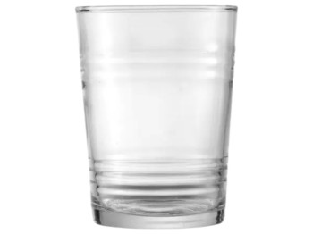Склянка UniGlass barrel, кругла форма, колір прозорий, 510 мл.