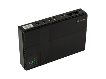 Источник бесперебойного питания Mini UPS VIA Energy 3.0, 12000 мА·ч USB/DC/POE, черный