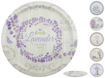 Піднос металевий круглий 33см