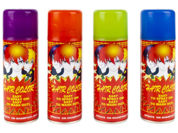 Фарба-спрей для волосся декоративна змивна 250мл