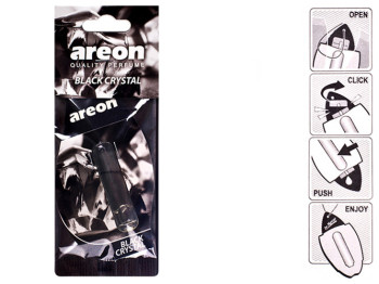 Освіжувач повітря AREON "Liquid" рідкий листочок Black Crystal 5мл 60106