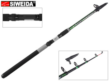 Спінінг Siweida "Captain" скловолокно, 5 кілець, 5-секційний 3м 60г
