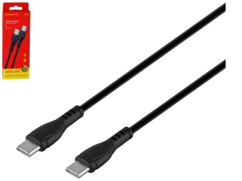 Кабель USB Borofone BX51 Triumph Type-C to Type-C 60W, Чорний