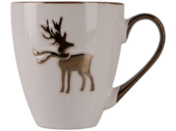 Чашка Limited Edition NY Deer, керамика, 520мл, цвет коричневый