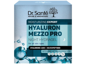 Гидрогель ночной Dr.Sante Hyaluron Mezzo Pro для всех типов кожи, 35+ 50мл