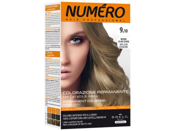 Фарба для волосся NUMERO 9.10 Very light ash blonde (Ультрасвітлий попелястий блонд)