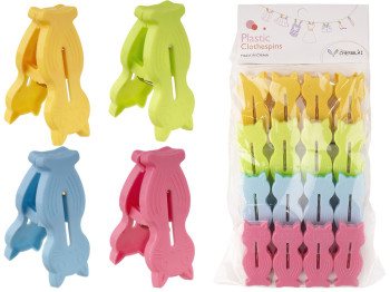 Прищепка бытовая 3,5х2,5х6см (цена за упаковку 16шт)