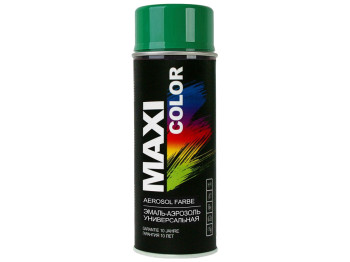 Эмаль аэрозольная универсальная декоративная MAXI COLOR зеленый 400мл