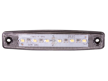 Повторитель габарита (палец) 6 LED 12, 24V белый (TH-610-white)