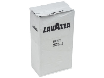 Кофе натуральный молотый Lavazza "Suerte" (серебристая пачка) 250гр в брикете, Италия