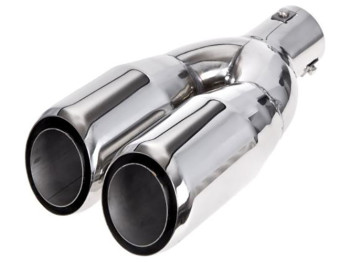 Насадка на глушитель VITOL НГ-0243, вход D64мм, длина 305мм, 2 выхода D89мм