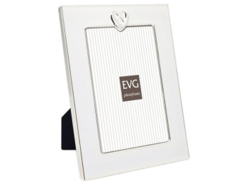 Фоторамка EVG, ONIX E04 White, метал, 10×15 см