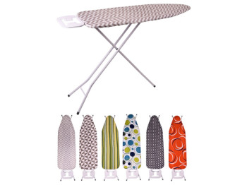 Доска гладильная, пластиковая подставка, 122×38см