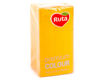 Салфетки "Ruta" Premium Color оранжевые ароматизированные 33x33см 30шт