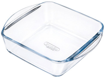 Форма для запекания PYREX Airfryer, боросиликатное стекло, квадратная, 20×17×6см, 1л