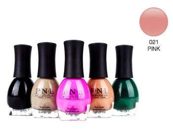 Лак для ногтей P.N.L №021 PINK 15мл