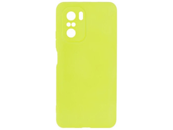 Чехол Full Case No Logo with frame для Xiaomi Poco F3 Цвет 69, Fluorescent Yellow