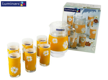 Набор Luminarc "Aime Paquerette Melon" Графин 1,6л и 6 стаканов 270мл 67825