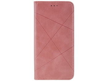 Чехол-книжка Business Leather для Xiaomi Mi 11 Lite Цвет Розовый