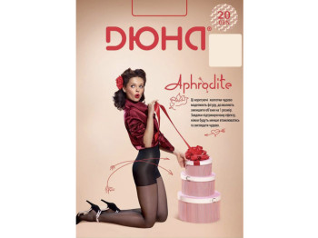 Колготы женские капроновые 20DEN "Aphrodite" 128-3 размер 3 (цвет бежевый) Дюна