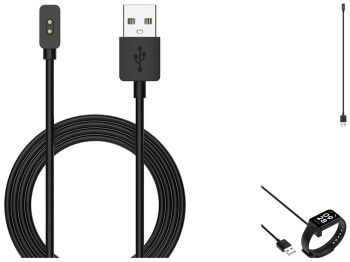 Кабель USB мi Band 8/9 Cable 0,5м Цвет Черный