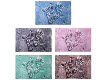 Коврик в ванную Besser Banyolin антискользящий ворс 2,5мм, 40х60см (расцветка ассорти)