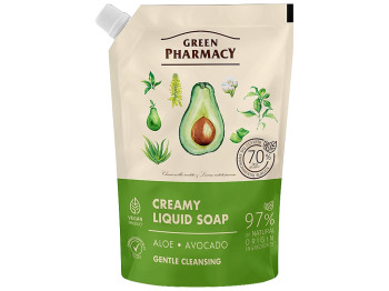 Мило рідке Green Pharmacy Алое та авокадо, 460мл, дойпак