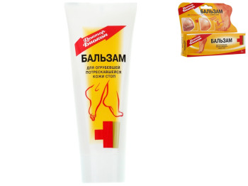 Бальзам Доктор Биокон для огрубевшей потрескавшейся кожи стоп 75г