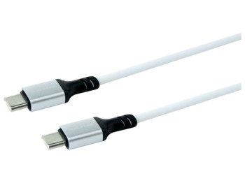 Кабель USB Borofone BX83 60W (20V/3A) Silicone Type-C to Type-C Колір Білий