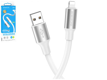 Кабель USB Borofone BX82 Lightning, Білий