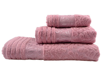 Рушник банний Soho, 50x90см, бавовна 100%, Soft Pink 8690069394985