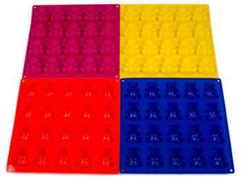 Форма силиконовая Stenson для печенья Барни 28х29,5х2см (20шт на листе)