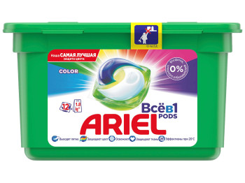 Рідкий гель в розчинних капсулах ARIEL Color 12х23,8г