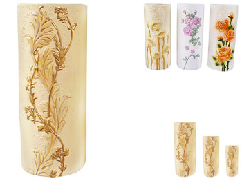 Набір ваз, 4 дизайни (ціна за набір 3шт)