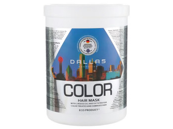 Маска для окрашенных волос Dalas Color с маслом льна и УФ-фильтром 1л