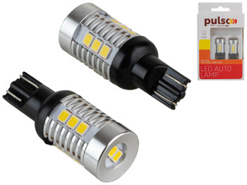Лампа Pulso габаритные LED T10(T16)/W2.1x9.5d/14SMD-2835, 9-18v, 1050lm (цена за 2шт) (LP-66921)