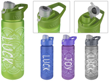 Бутылка-поилка матовая 8,5х7,2х24,7см 700мл