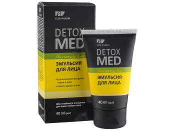 Емульсія для обличчя Elfa Pharm "Detox Med" з екстр. годжі і асаї, для будь-якого типу шкіри 40мл