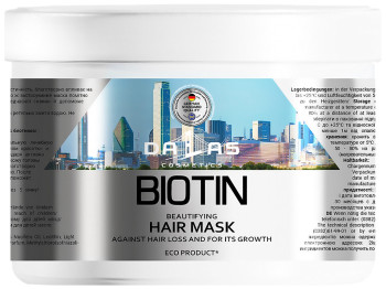 Маска для волосся Dalas Biotin для поліпшення росту волосся з біотином 500мл