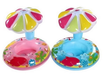 Надувне коло для плавання з парасолькою, 68х68см