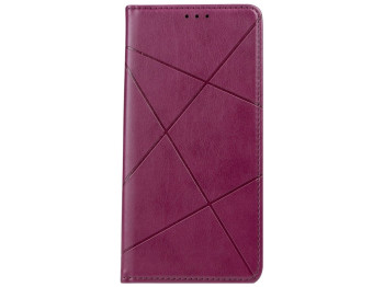 Чехол-книжка Business Leather для Xiaomi Mi 12 Цвет Бордо