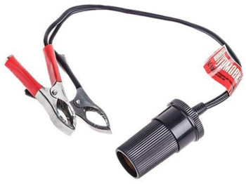 Переходник Штурмовик с предохранителем, клеммы - прикуриватель (АС-100)